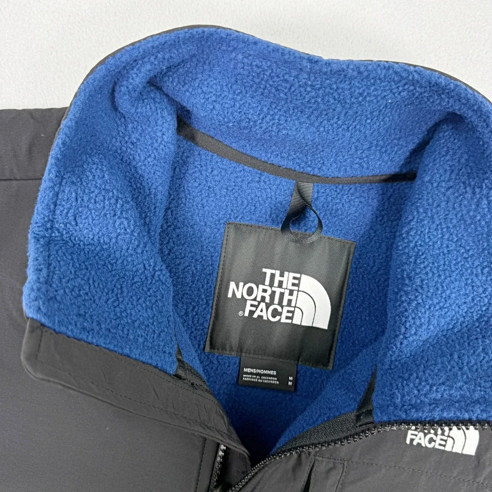 The North Face Retro Denali Vest Mens Size M Estate Blue Black NF0A88XJF1T NEW